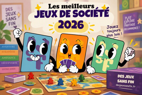 Top jeux de société 2026 : les 7 meilleurs jeux de l'année à jouer ou à louer